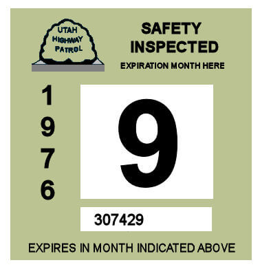 (image for) 1976 Utah Inspection Sticker